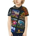 thumbnail image 1 of Roblox T-shirt pour Enfants Manches Courtes Col Rond Garçons Filles 3D Dessin Animé Chemises Décontractées, 1 of 6