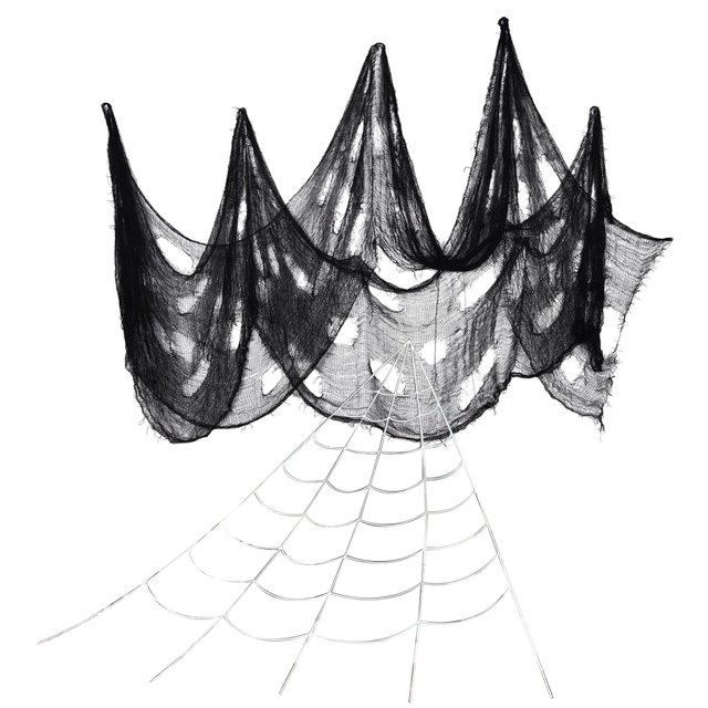 Halloween Creepy Decoration Set Novelty Creepy Cloth Spider Web for Party Yard