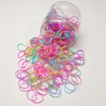 thumbnail image 1 of 1000 Pcs Élastiques, Attaches pour Cheveux pour Femmes Filles (Multicolore), 1 of 5