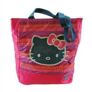 hand bag - hello kitty - kitty black face pink bag new 698666