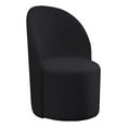 thumbnail image 1 of Meridian Furniture Fauteuil d'Appoint en Tissu Noir de Haute Qualité, 1 of 8