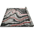 thumbnail image 6 of HR Lava Grey Black Modern Contemporary Abstract Area Rugs Marble Pattern, 5' x 7', 6 of 6