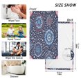 thumbnail image 6 of Yayeee 2 Pack Hand Towels for Bathroom 100% Cotton 16" x 28" Soft Absorbent Kitchen Towel, Blue Fireworks Pattern, 6 of 7