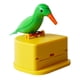 thumbnail image 5 of Yuarrent Caja de palillos de para pájaros, 1 Uds., dispensador automático de palillos de dientes, soporte para palillos de dientes, caja de pájaro verde espalda amarilla 2piezas Yuarrent CBP056321, 5 of 5