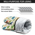 thumbnail image 7 of Colorful Dinosaurs Palm Pattern Shower Curtain OneSize ,Bathroom Decorative Shower Curtains Set with 12 Hooks,Modern Waterproof Washable Shower Curtain, 7 of 7