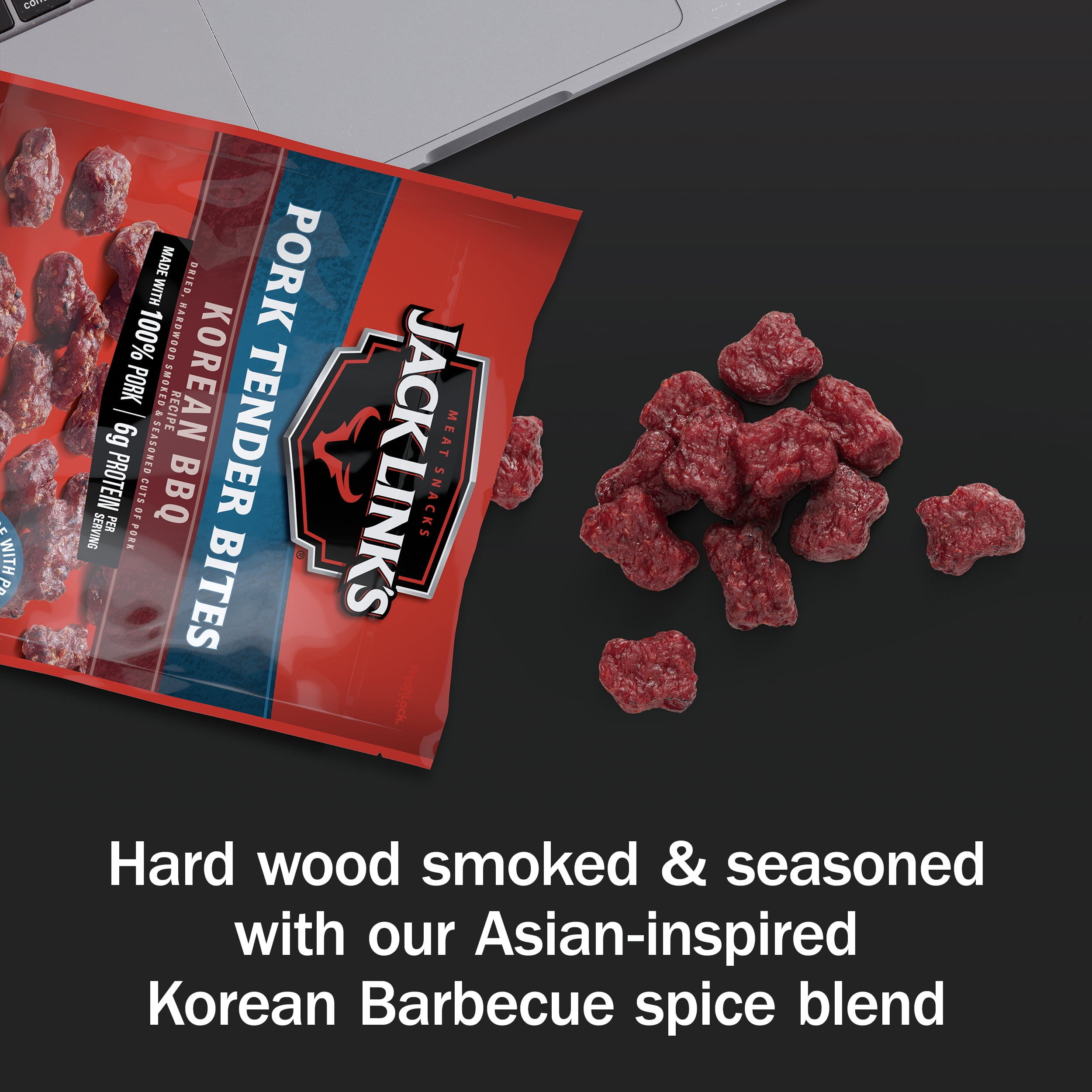 2.85oz Jack Link's Korean Barbecue Pork Steak Tender Bites 1/1 Count
