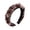 Coffee, variant on Bmisegm Braided Headbands for Women Velvet Hair Handmade Hair Bands Headwear Accessories Black