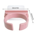 thumbnail image 3 of Bathroom Hair Dryer Bracket Hair Care Tool Bracket Wall Bracket Hair Dryer Shelf Bathroom Bathroom Toilet Storage Wall Bracket Small over The Sink Dish Drying Rack Adjustable Height, 3 of 5