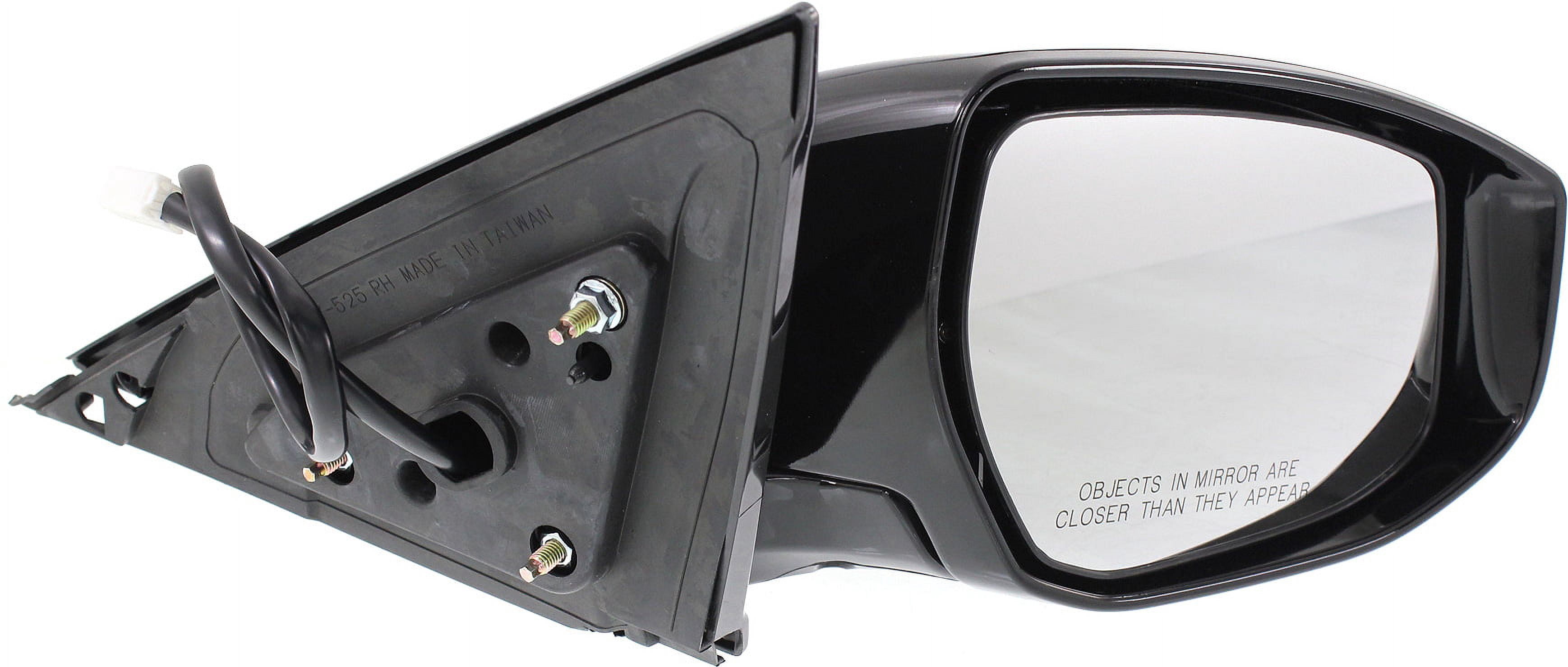 Mirror Compatible With 2016-2018 Nissan Maxima Right Passenger Side Textured Black Kool-Vue