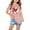 Pink, variant on Tdoqot Girls Graphic Shirts- Summer T Shirts Cotton Short Sleeve Fashion Kids Clothes Tops Blue Size 7-8