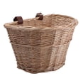 thumbnail image 3 of Bike Basket, Handle, Basket, Water Resistant Wicker Handlebars with Rubber Straps , Beige, 3 of 5