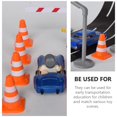 thumbnail image 4 of Miniconos de tráfico de 7 uds, conos de bloqueo de carretera para entrenamiento, miniconos naranjas para actividades deportivas de fiesta temáticas de construcción multiusos oso de fresa Hogar, 4 of 5