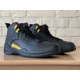 thumbnail image 4 of Ni - ke Ni - ke Jordan 12 Retro Black Taxi Yellow Basketball Sneakers CT8013-071 Men Sz 12, 4 of 5