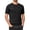 Black -CE05, variant on Men's Ribbed Knit T Shirt Short Sleeve Crew Neck Casual Slim Fit Tee Top Brown 3XL