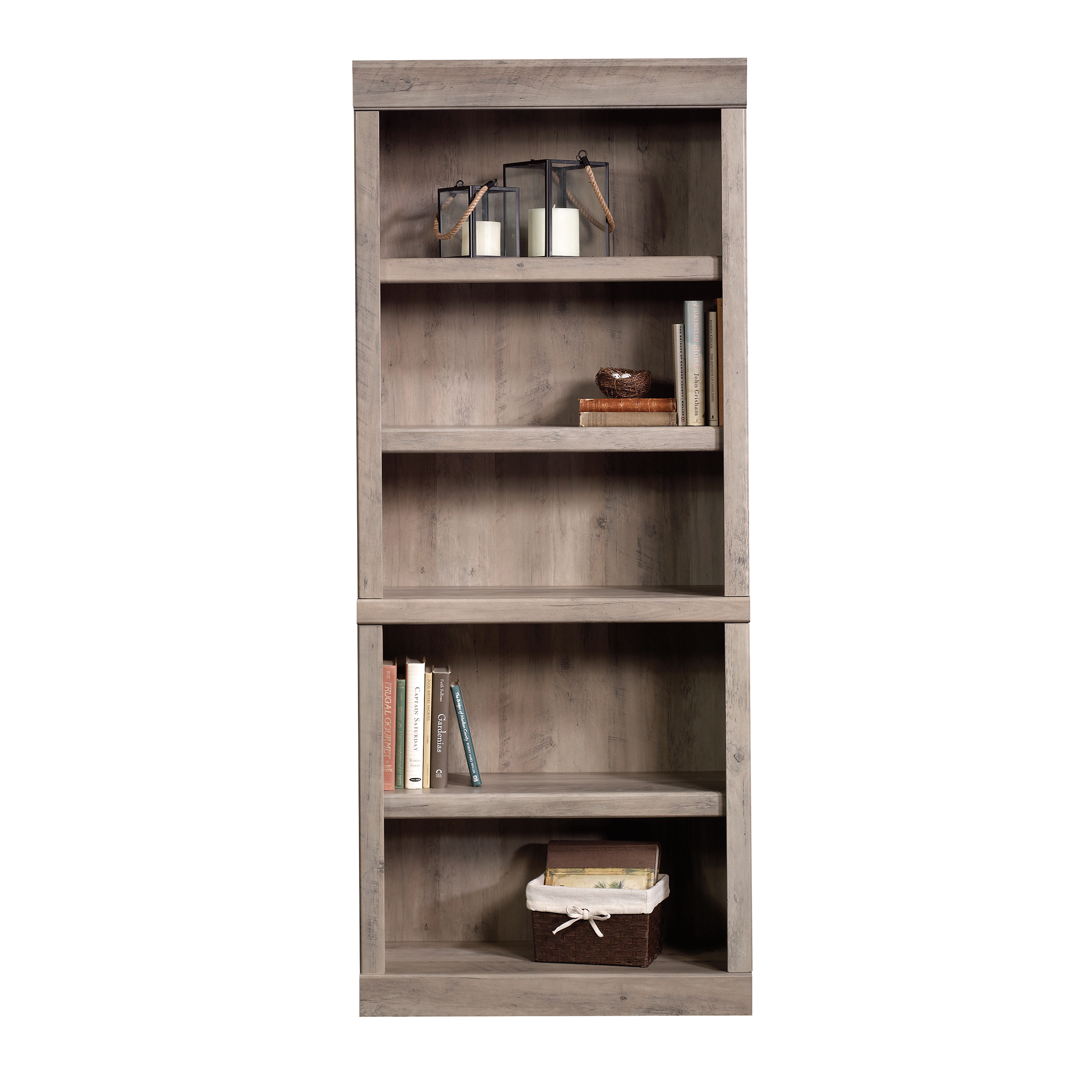 Better Homes & Gardens Glendale 5-Shelf Bookcase, Rustic Gray photo 8
