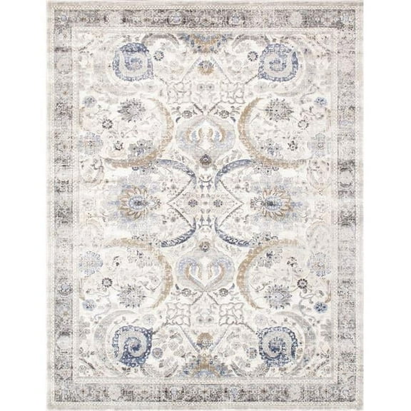 5 x 7 ft. Amadeus Design Power Loom Area Rug - Ivory