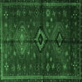thumbnail image 1 of Ahgly Company Indoor Square Persian Emerald Green Traditional Area Rugs, 4' Square, 1 of 4