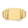 thumbnail image 4 of 14K Yellow Gold Ring Band Signet Men's, 4 of 5