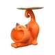 thumbnail image 5 of Bandeja de Almacenamiento para Gatos, Plato de Dulces para Gatos, Figurita Decorativa, Adorno Nórdico, Contenedor de Artículos Diversos para Entrada D naranja Macarena Titular de la llave de la estatua, 5 of 8