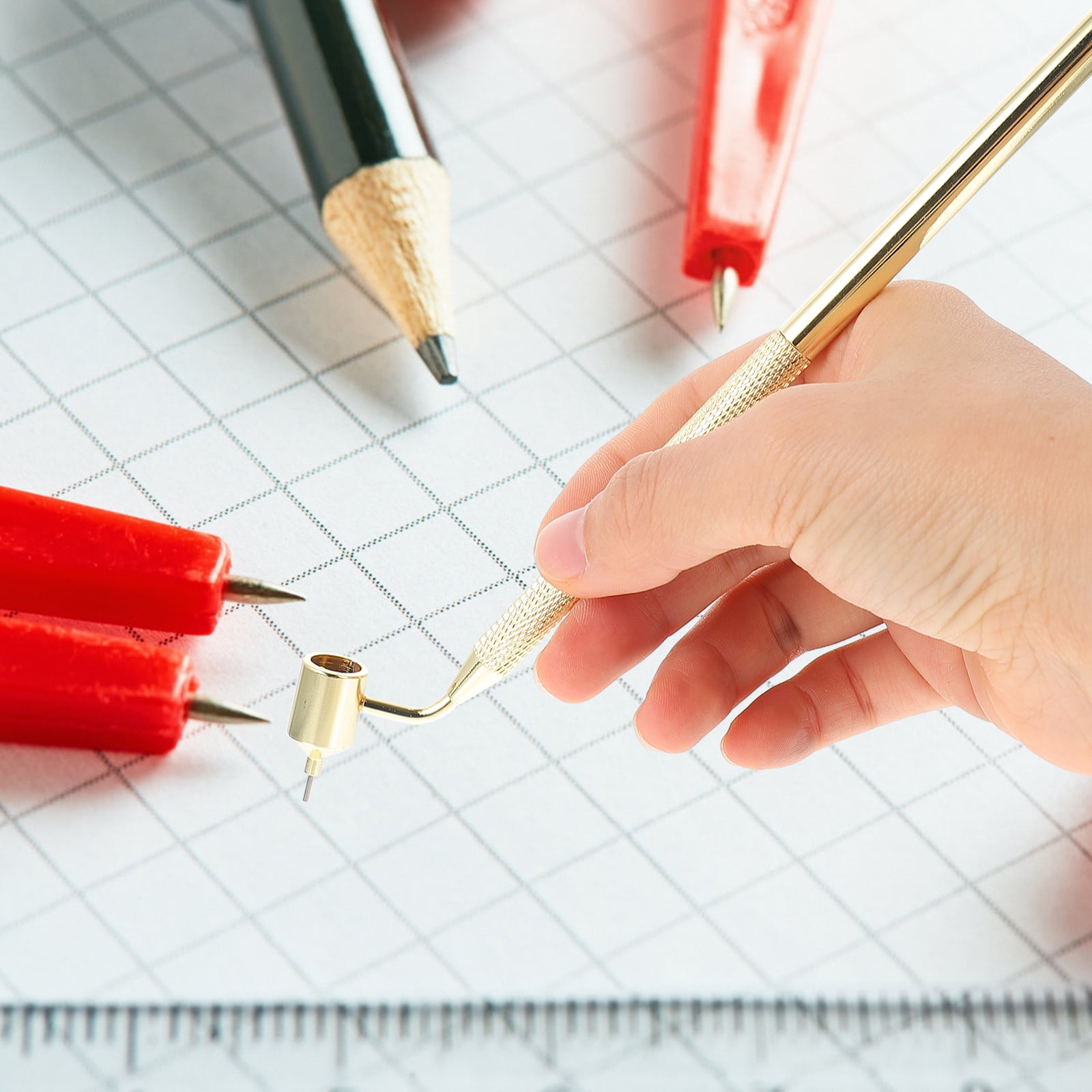 Fluid Writer Pen 2er Set 0,5mm/0,7mm - Feine Malstifte Aus Messing