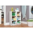 thumbnail image 7 of ClosetMaid Decorative Home Stackable 2-Cube Organizer Storage, White (3 Pk), 7 of 7