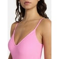 thumbnail image 4 of No Boundaries Crinkle One-Piece Swimsuit, Women’s, 4 of 4