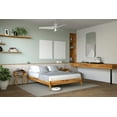 thumbnail image 4 of Keelin 15" Platform Bed Frame Queen, Modern, Solid Wood Bed, Caramel, 4 of 17