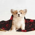 thumbnail image 4 of Pofeuu Red Skulls 2 Print Puppy Blanket,Dog Blankets,Pet Blanket Cozy Cat Blankets for Indoor Cats, Fuzzy Pet Blanket for Kitten Doggy Dog Blankets-Small, 4 of 8