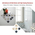 thumbnail image 2 of ziyahi Crystal Tile 3D Wall Sticker Practical Glass Decor Pattern Panel High Heating Resistance Living Room Bathroom Decoration Type 1 Type 10, 2 of 6