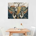 thumbnail image 2 of Orinice Elephant Tree Moon Fine Art Aesthetic Poster & Print Wall Painting for Home Decor, Canvas Print for Living Room Bedroom Office 20x16in, 2 of 6