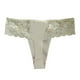 thumbnail image 1 of Gibobby Panty Microfibra con Encaje Encaje de mujer Sexy Encaje transpirable Ahueca hacia fuera y las nalgas Bragas breves puras(Verde, XL), 1 of 4