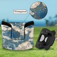 thumbnail image 6 of Haosy Auspicious Cloud Porcelain Golf Mallet Putter Cover Strong Magnetic Leather Golf Club Headcover Closure, 6 of 7