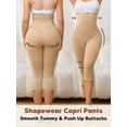 thumbnail image 6 of Athlemo Shapewear for Women Capris Leggings Tummy Control High Waist Shaper Butt Lifting, 6 of 7