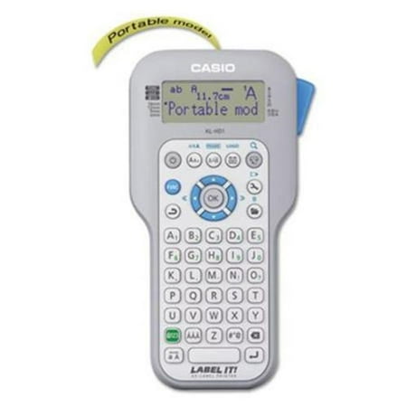 Casio Enterprises KLHD1 Handheld Label Maker, Gray