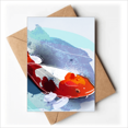 thumbnail image 1 of Japan Koi Fish Watercolor Style Greeting Cards You are Invited Invitations, 1 of 3