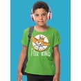 thumbnail image 2 of Fox King T-Shirt Juniors -Image by Shutterstock,  Large, 2 of 4