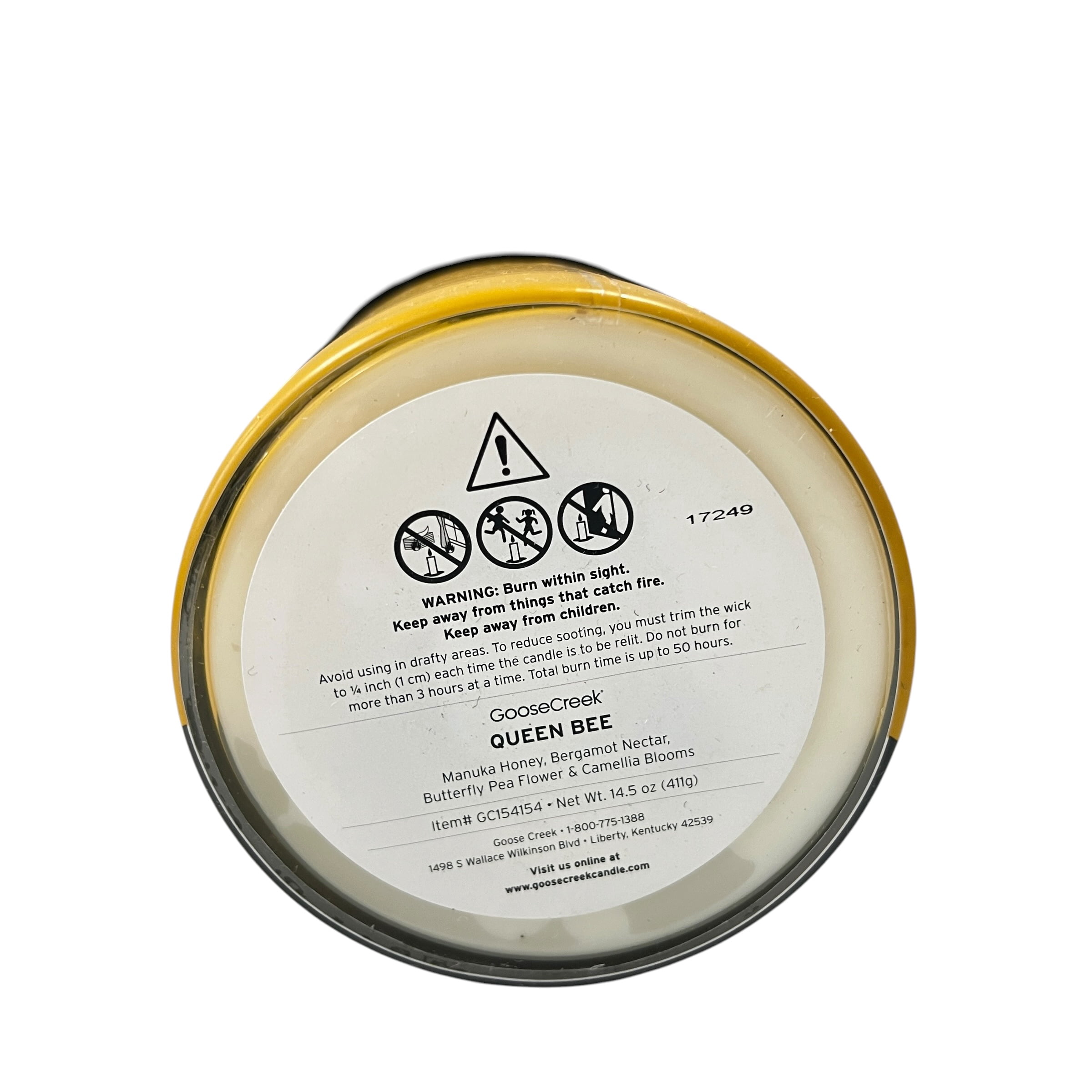 Goose Creek Queen Bee Scented 3 Wick Candle 14.5 oz