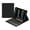 Black, variant on JINRAN Touch Keyboard Case for iPad Pro 13 Inch 2024 (M4) with Pencil Holder - Magnetically Detachable Touch Bluetooth Keyboard