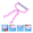 thumbnail image 3 of 2Pcs Pink Abs Facial Hair Removers for Women Spring Shape Trimmer Manual Face Hair Threader Daily Use, 3 of 9