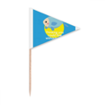 thumbnail image 1 of English Classic Emotional Lyrics Miss Toothpick Triangle Cupcake Toppers Flag, 1 of 3