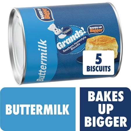 Pillsbury Grands! Southern Homestyle Buttermilk Biscuits, 5 Count, 10.2 oz