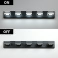 thumbnail image 5 of Miniyam LED Bathroom Vanity Light, 5-Light Modern Wall Lighting Fixtures over Mirror (Cool White), 5 of 8