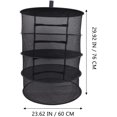 thumbnail image 2 of 2 Layer Herb Drying Rack Hanging Dryer Mesh Folding Dry Rack for Hydroponic Plant Herb Bud Fish Vegetables Hanging Net, 2 of 8