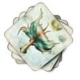 thumbnail image 2 of Carolines Treasures SB3039FC Beach Mermaid Tail Foam Coaster Set of 4 3 1/2 x 3 1/2 multicolor, 2 of 3