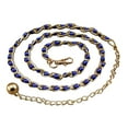 thumbnail image 2 of SPRING PARK Women Skinny Belt Waistband Faux Pearls Chain Fashion Charm for Ladies Girls, 2 of 8