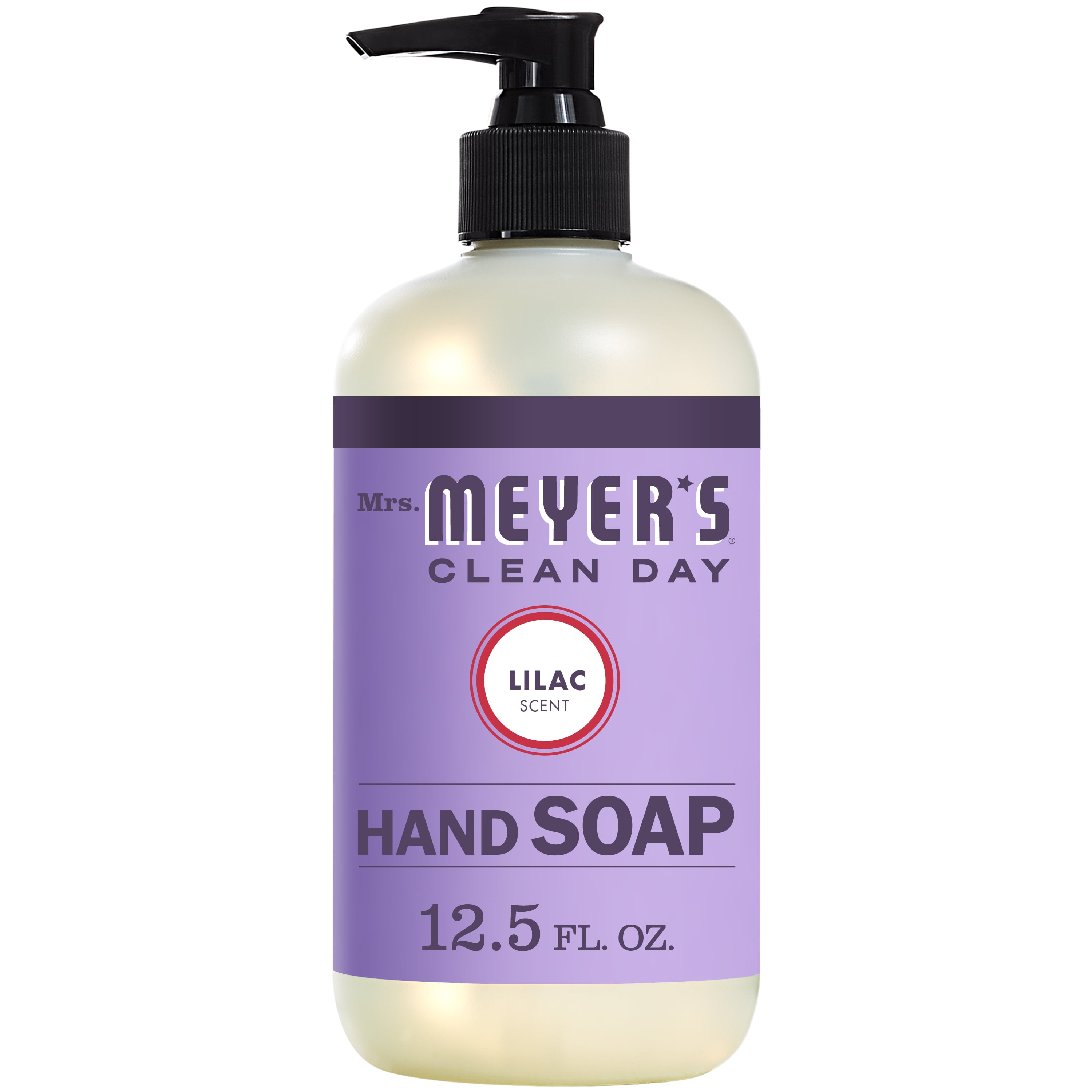 Mrs. Meyer's Clean Day Liquid Hand Soap, Lilac Scent, 12.5 ounce bottle