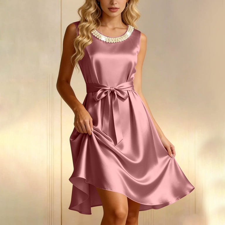 form fitting satin dress HALTER SATIN FITTED DRESS