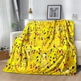 thumbnail image 5 of Pikachu Series Digital Printed Flannel Blanket Children'S School Lunch Break Blanket, 5 of 5