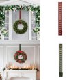 thumbnail image 1 of Corona de Flores Navideñas Colgante Colgante de Metal Navideño Decoración Navideña Corona de Flores Colgante Decoración Colgante de Puerta, 1 of 6