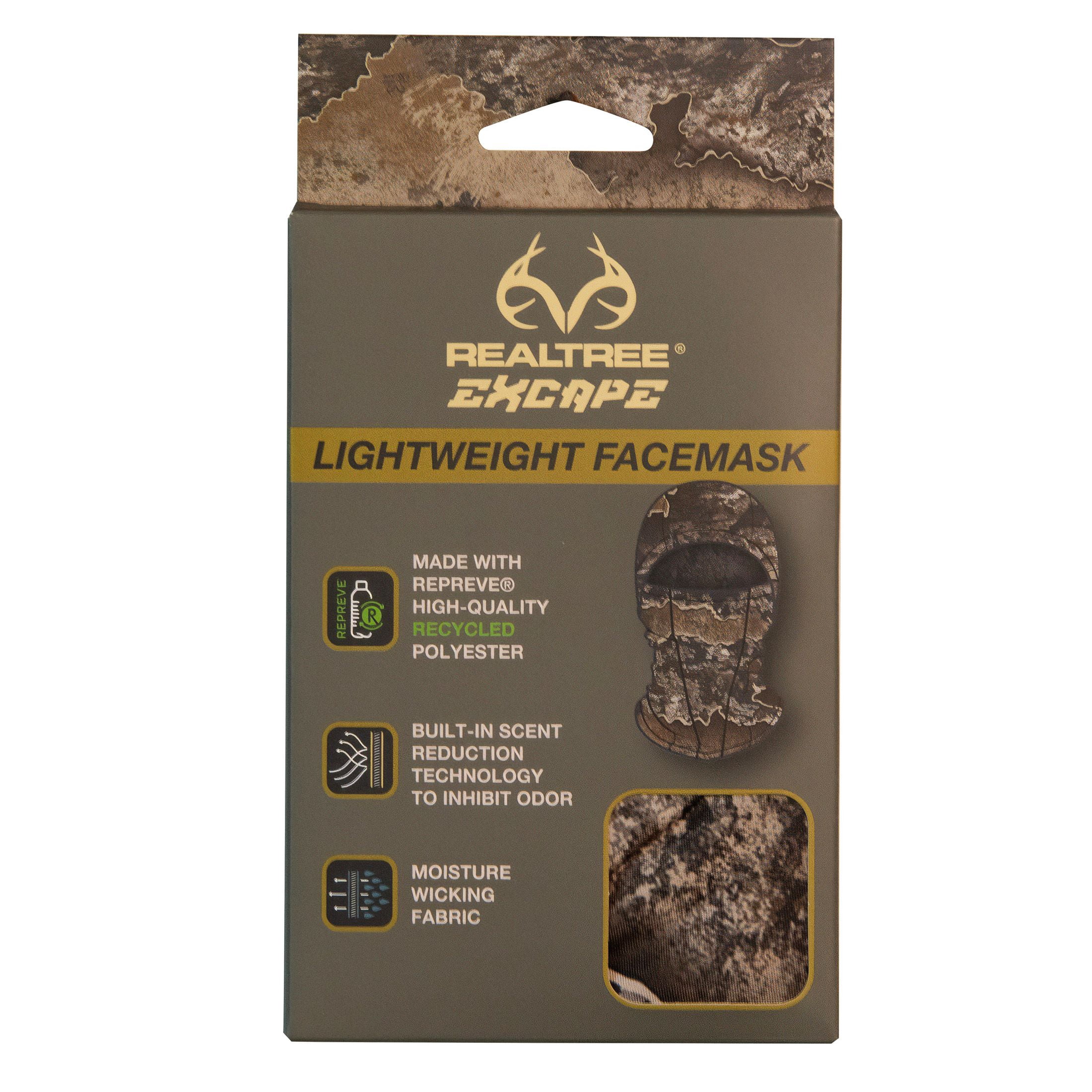Realtree Excape Lightweight Hunting Facemask Balaclava, Adult